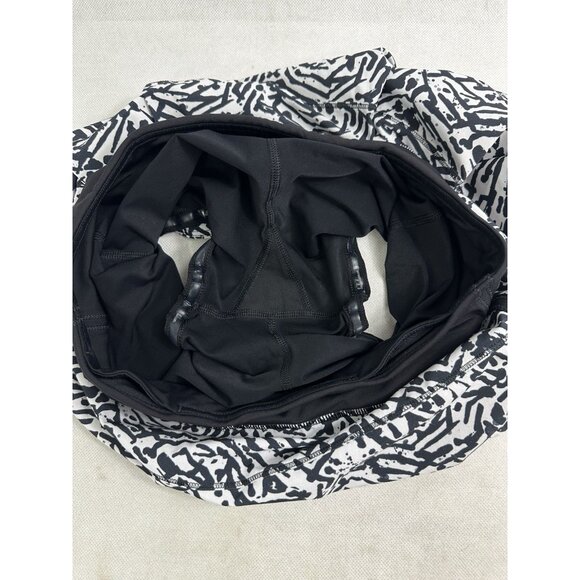 Lululemon Pace Rival Skirt II 4 Way Stretch Brushed Animal Whit Black 6 Reg EUC - Picture 8 of 8
